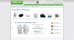 Desktop Screenshot of cpap.com